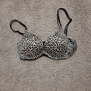 Leopard Print Women's Bra